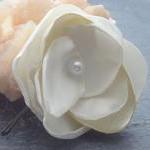Fabric Flower Bobby Pin in ..