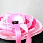 Black Dupioni Silk Ring Bea..